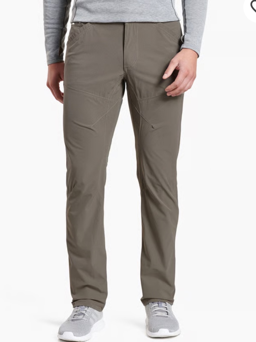 Kuhl Silencr Pant Taperer Storm Khaki Size 42x32 FLAW ON BACK of Leg